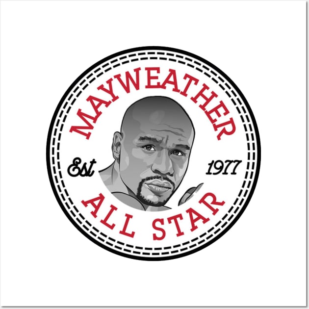 Floyd Mayweather Wall Art by podpah podcast